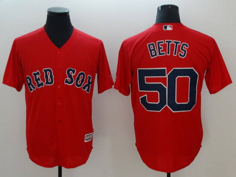 Mookie Betts Boston Red Sox red jersey