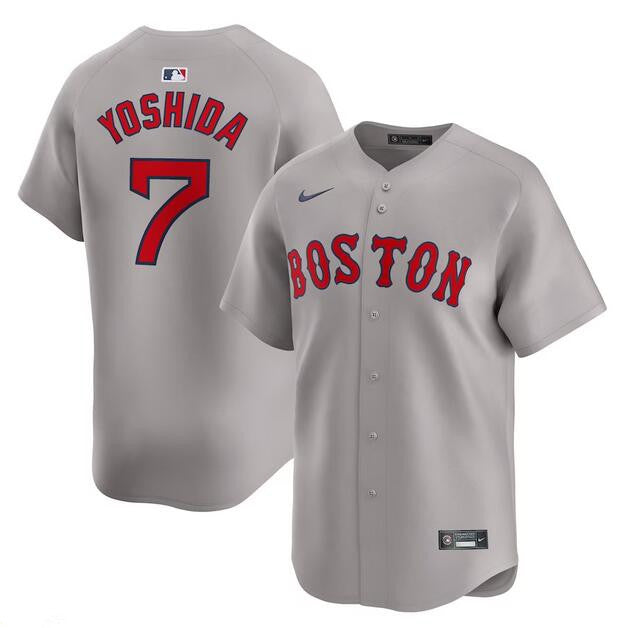 Masataka Yoshida Boston Red Sox gray Away jersey