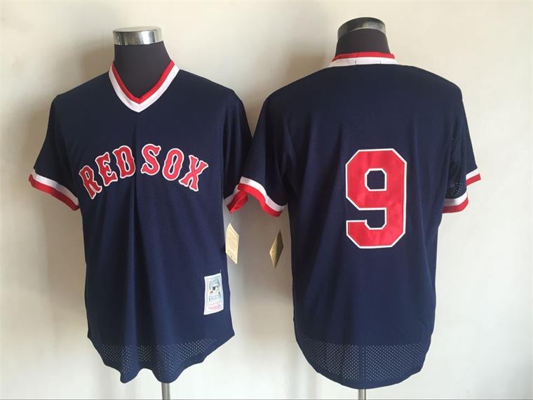 Ted Williams Boston Red Sox blue Throwback jersey