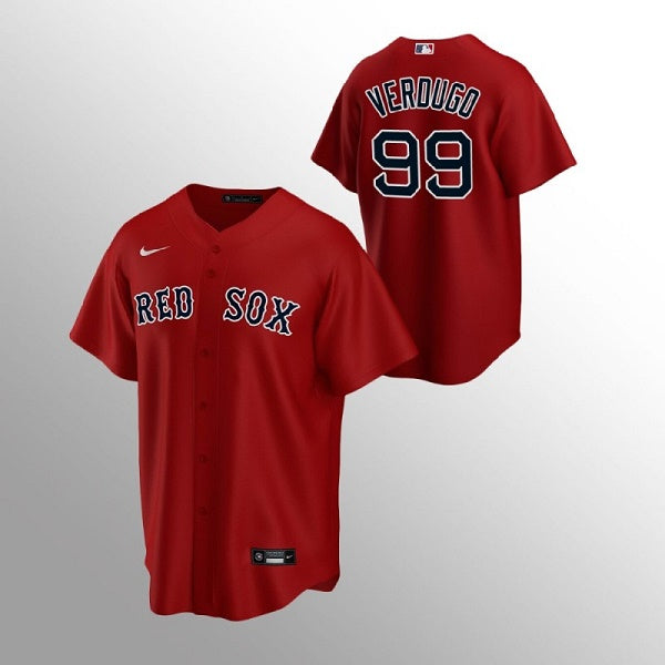 Alex Verdugo Boston Red Sox red jersey