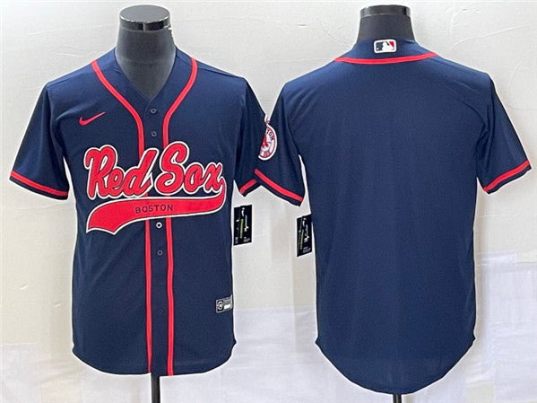 Custom Boston Red Sox navy jersey