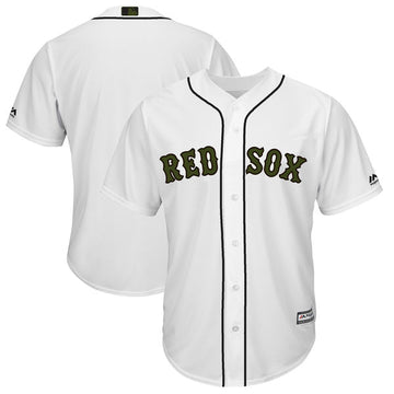 Custom Boston Red Sox white jersey
