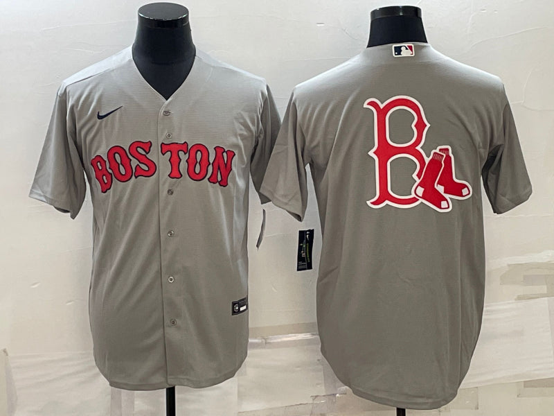 Boston Red Sox gray jersey