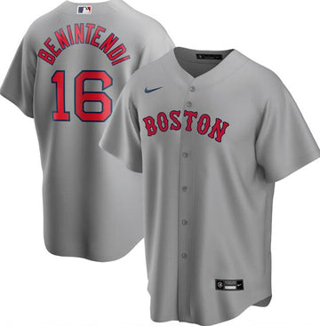 Boston Red Sox grey jersey