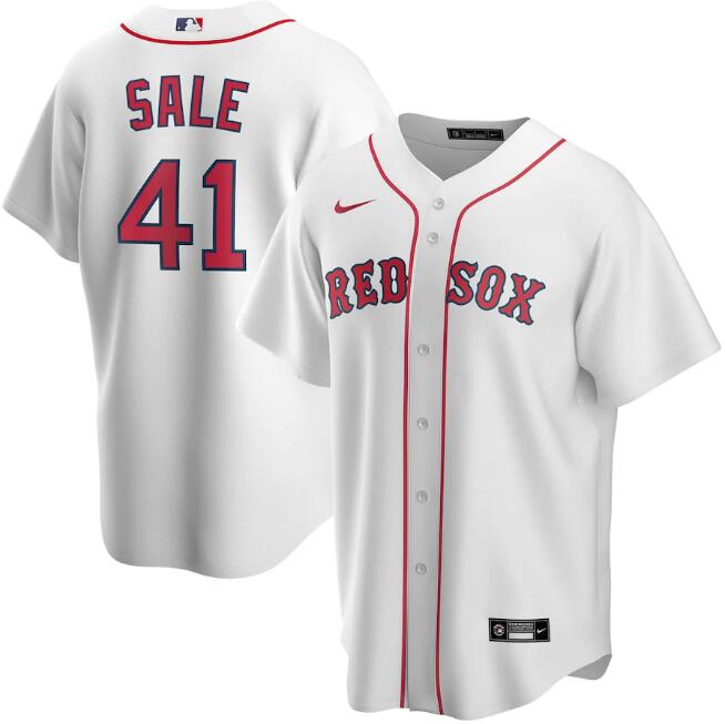 Boston Red Sox white jersey