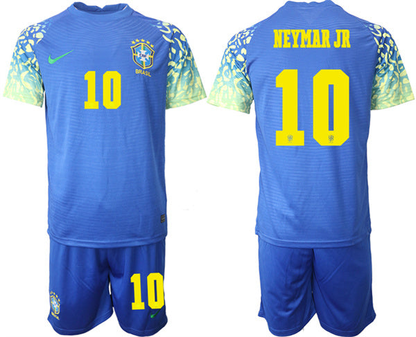 Neymar Jr Brazil National Team blue Away jersey