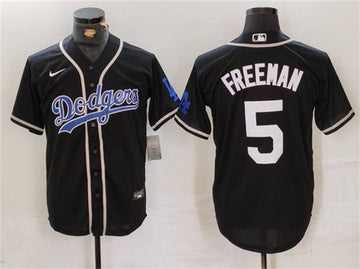 Freddie Freeman Los Angeles Dodgers black jersey