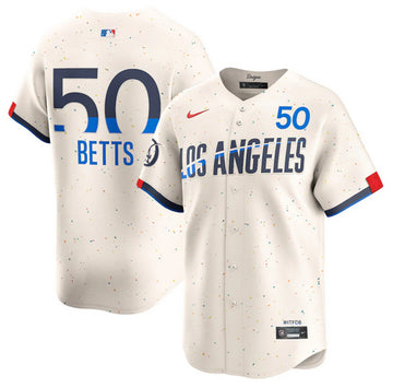Mookie Betts Los Angeles Dodgers cream City Connect jersey
