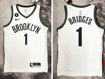 Mikal Bridges Brooklyn Nets white jersey