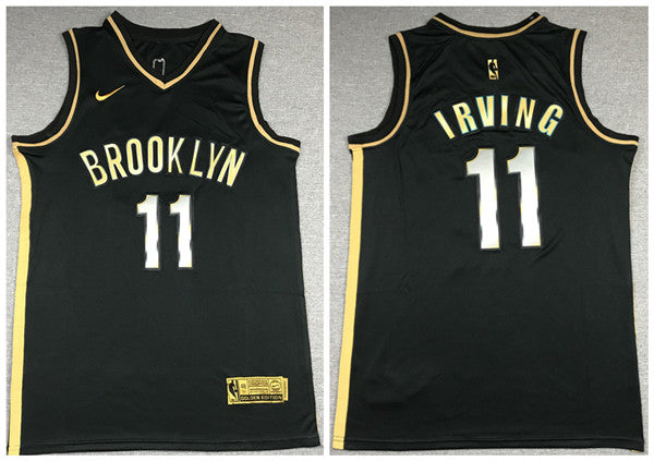 Kyrie Irving Brooklyn Nets black jersey