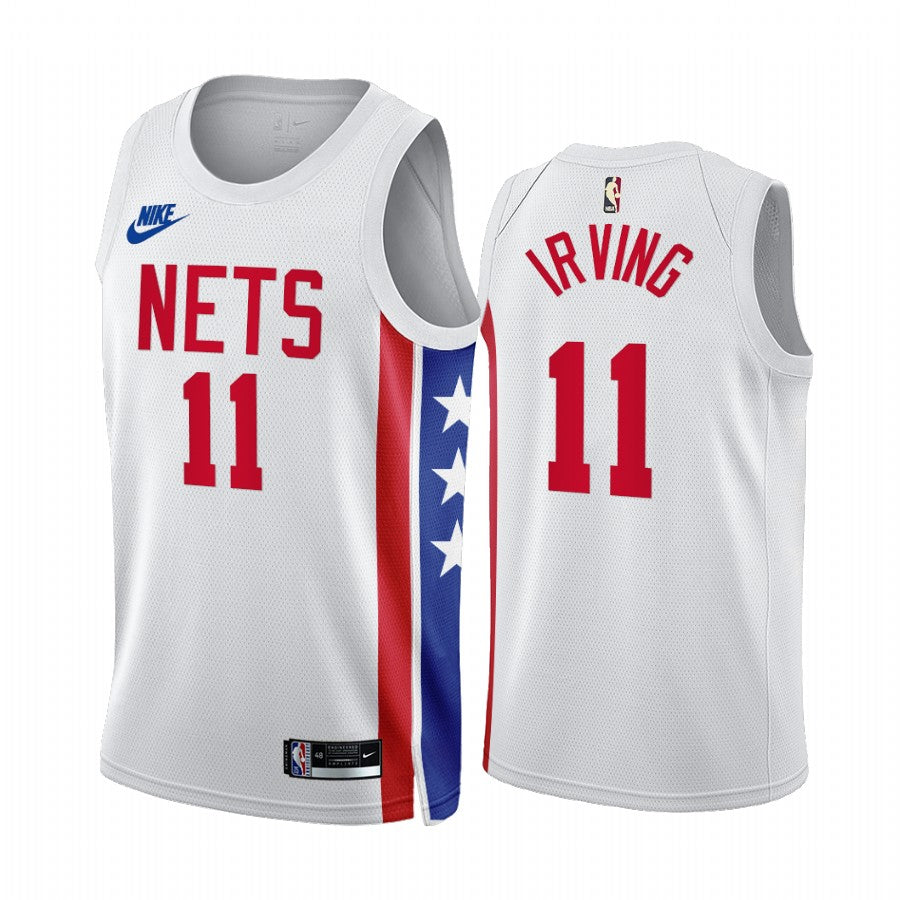 Kyrie Irving Brooklyn Nets white Classic jersey