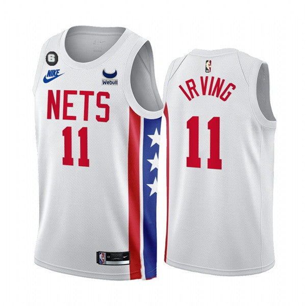 Kyrie Irving Brooklyn Nets white Classic jersey