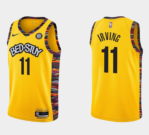 Kyrie Irving Amarillo Swingman Brooklyn Nets jersey