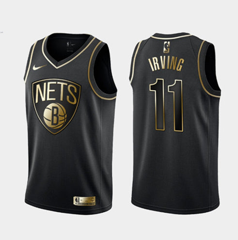 Kyrie Irving Brooklyn Nets black jersey