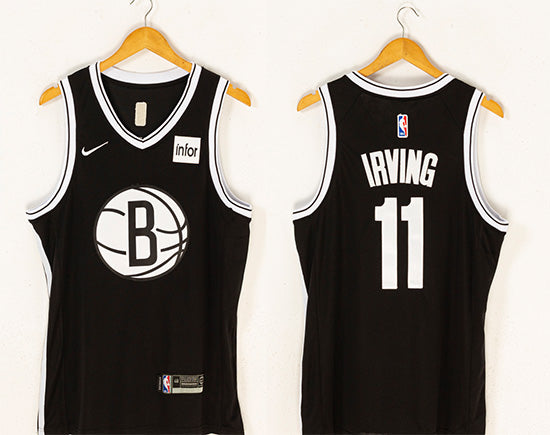 Kyrie Irving Brooklyn Nets black jersey