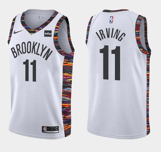 Kyrie Irving Brooklyn Nets white City Edition jersey