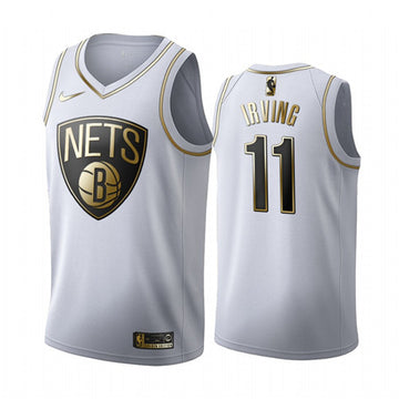 Kyrie Irving Brooklyn Nets white jersey
