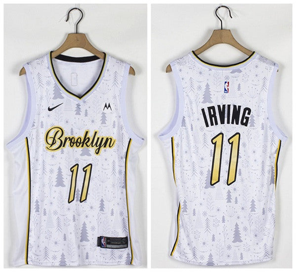 Kyrie Irving Brooklyn Nets white jersey