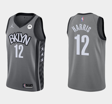 Joe Harris Brooklyn Nets gray jersey