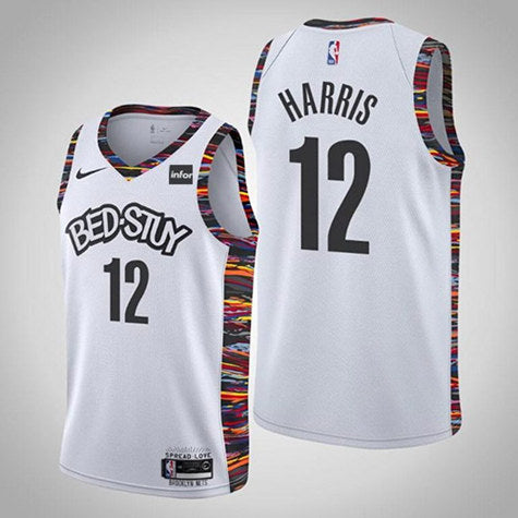 Joe Harris Brooklyn Nets white City Edition jersey