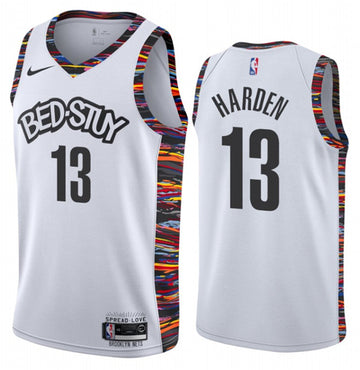 James Harden Brooklyn Nets white jersey