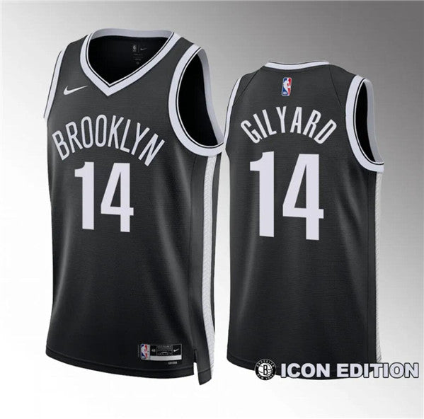 Jacob Gilyard Brooklyn Nets black jersey