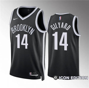 Jacob Gilyard Brooklyn Nets black jersey
