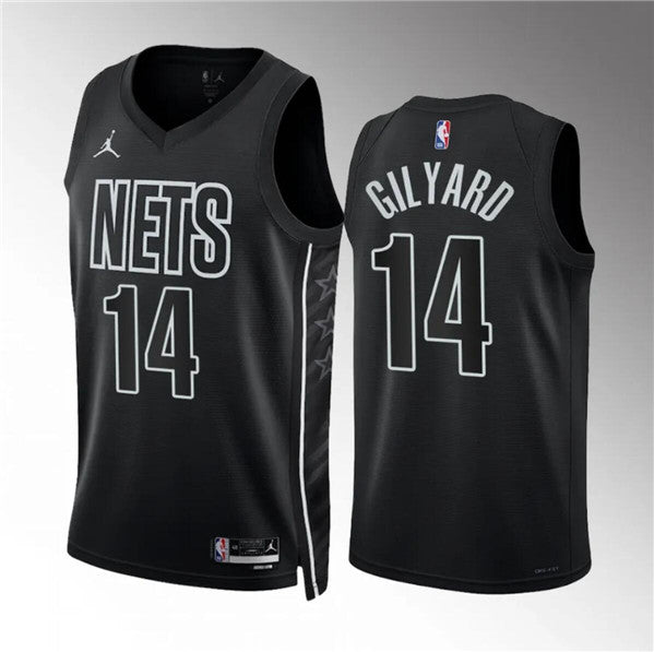 Jacob Gilyard Brooklyn Nets black jersey
