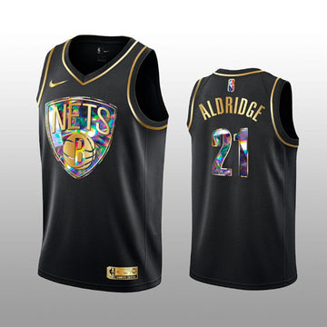 LaMarcus Aldridge Brooklyn Nets black jersey