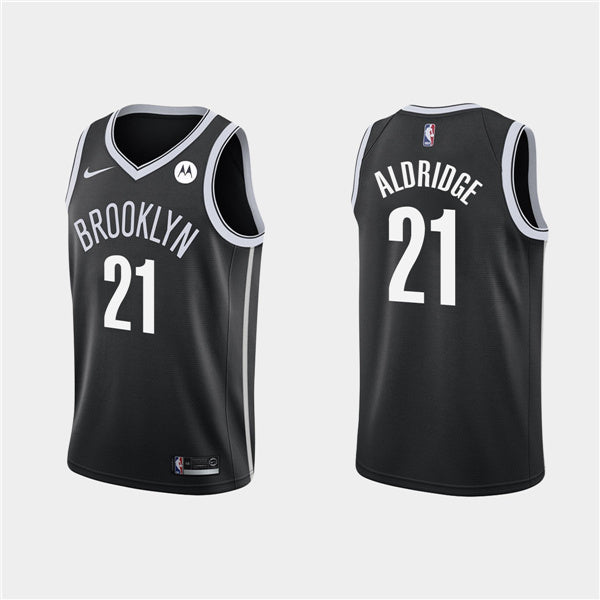 LaMarcus Aldridge Brooklyn Nets black jersey