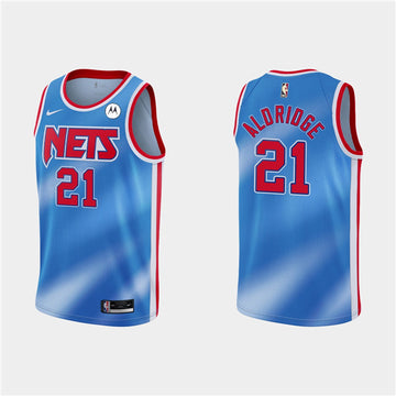 LaMarcus Aldridge Brooklyn Nets blue jersey