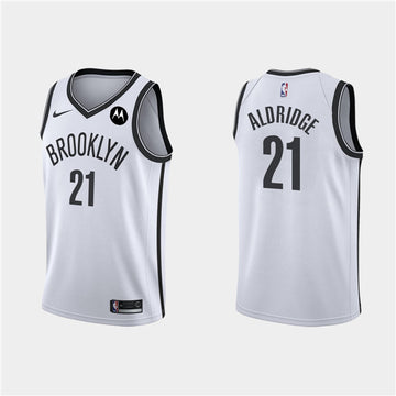 LaMarcus Aldridge Brooklyn Nets white jersey