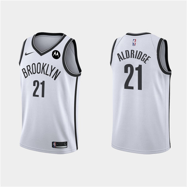 LaMarcus Aldridge Brooklyn Nets white jersey