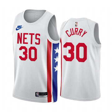 Seth Curry Brooklyn Nets white Classic jersey