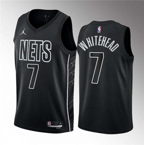 Dariq Whitehead Brooklyn Nets black jersey