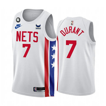 Kevin Durant Brooklyn Nets white Classic jersey