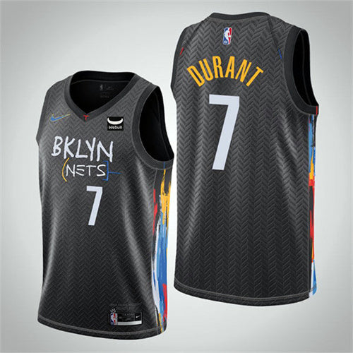 Kevin Durant Brooklyn Nets black City Edition jersey