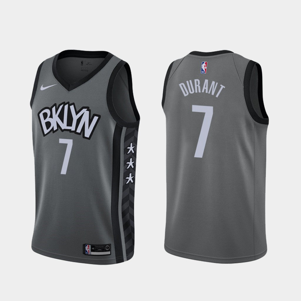 Kevin Durant Brooklyn Nets grey jersey