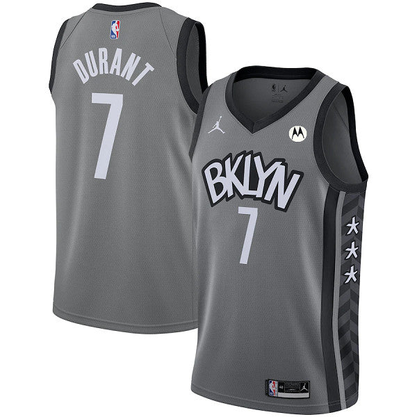 Kevin Durant Brooklyn Nets grey jersey