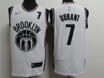 Kevin Durant Brooklyn Nets white City Edition jersey