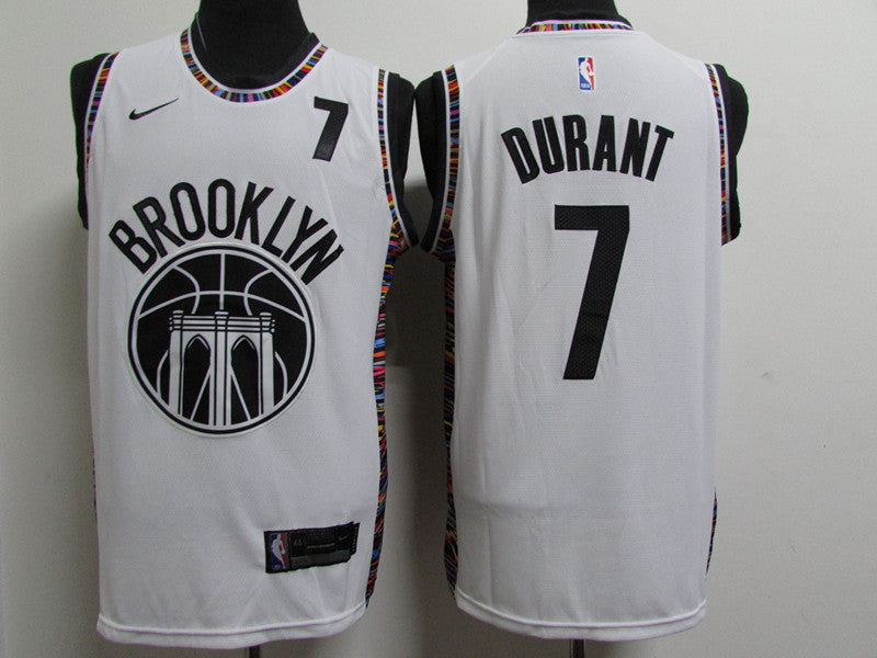 Kevin Durant Brooklyn Nets white City Edition jersey