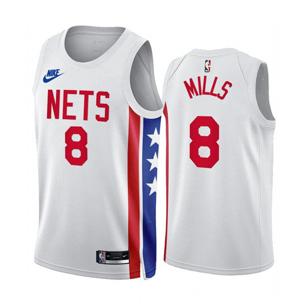 Patty Mills Brooklyn Nets white Classic jersey