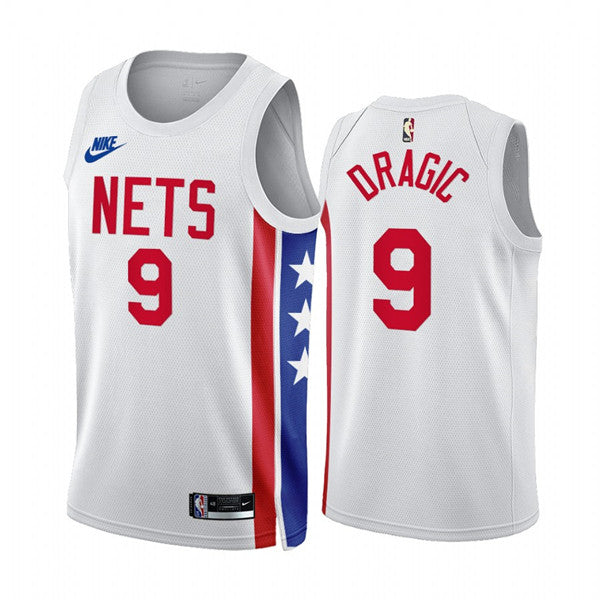Goran Dragic Brooklyn Nets white Classic jersey