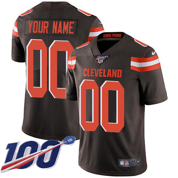 Browns 100th Season Brown Jersey