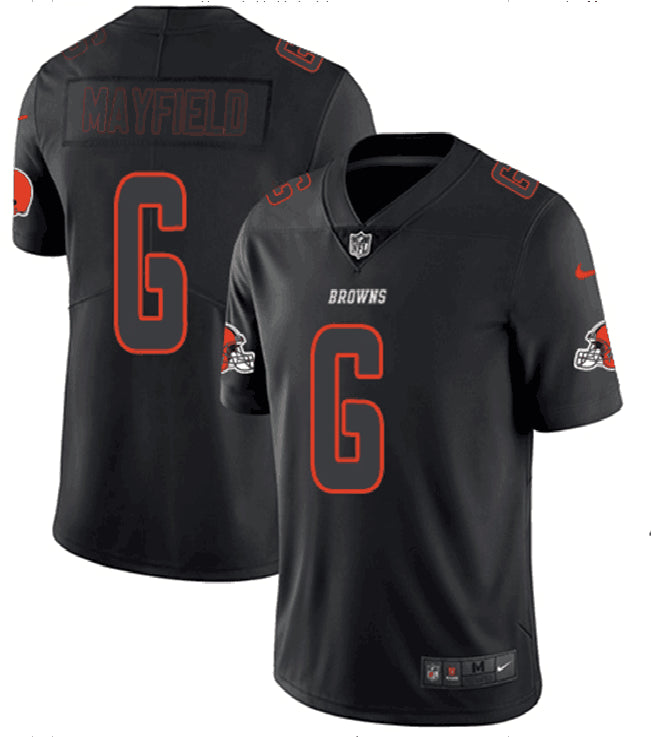 Browns #6 Baker Mayfield 2018 Black Impact Jersey