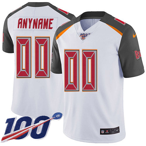 Buccaneers 100th Season Active Players White Jersey