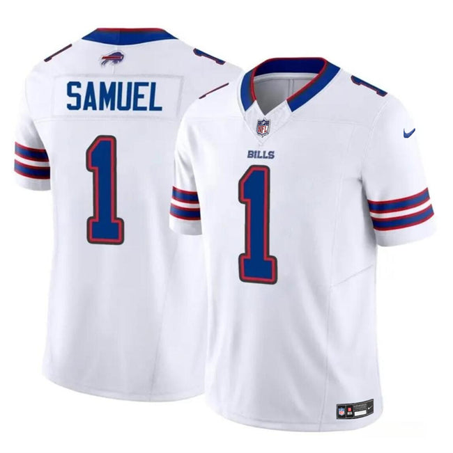 Curtis Samuel Buffalo Bills white FUSE jersey