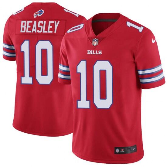 Buffalo Bills #10 Cole Beasley Red Jersey