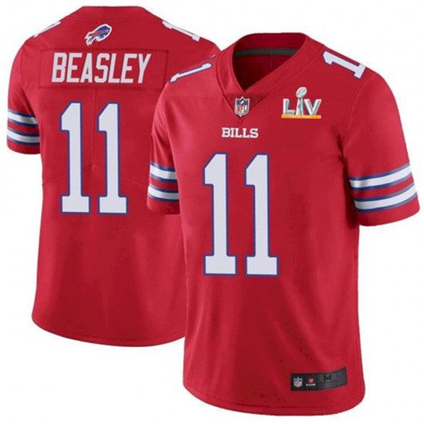 Buffalo Bills #11 Cole Beasley Red 2021 Super Bowl LV Jersey