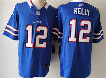 Jim Kelly Buffalo Bills blue FUSE jersey